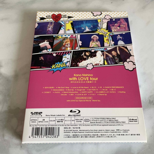 with　LOVE　tour（初回生産限定盤） Blu-ray【大幅値下げ】 エンタメ/ホビーのDVD/ブルーレイ(ミュージック)の商品写真