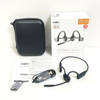 良品 Shokz 骨伝導イヤホン OPENCOMM マイク付き C102