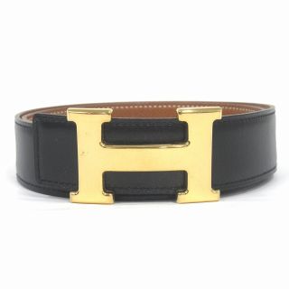 エルメス(Hermes)の美品 エルメス HERMES Hバックル リバーシブル ベルト ◆１ (ベルト)