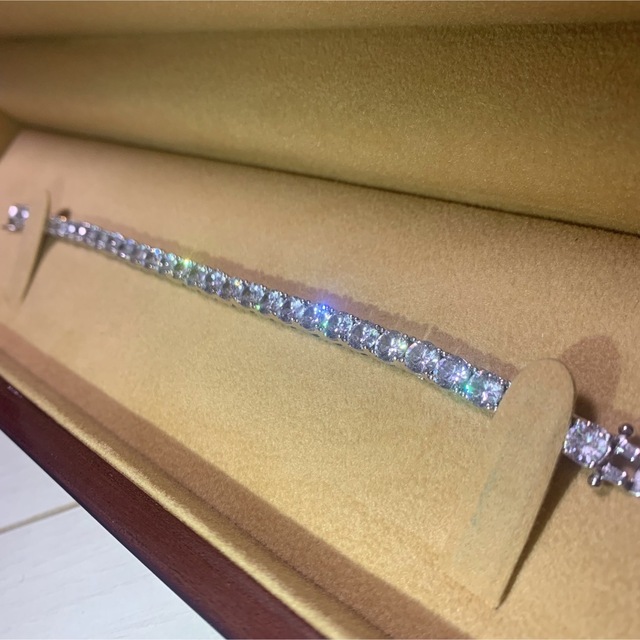 AVALANCHE - 【中古】ヒップホップ テニスチェーン ブレスレット 925