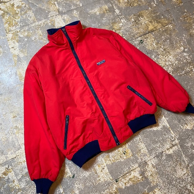 Eddie Bauer 80s 黒タグ スモック レッド