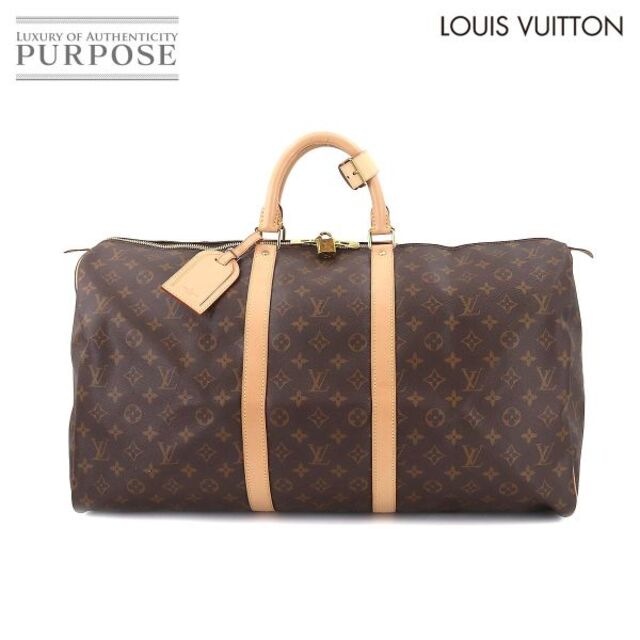 1年保証』 バッグ ボストン 55 キーポル モノグラム VUITTON LOUIS
