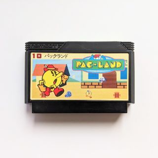 ファミリーコンピュータ(ファミリーコンピュータ)の【ジャンク品】ファミコンソフト　パックランド(家庭用ゲームソフト)