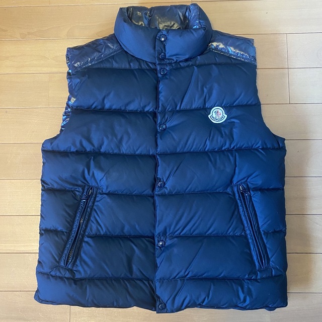 MONCLER モンクレール　ダウンベスト　S  164 ネイビー　14