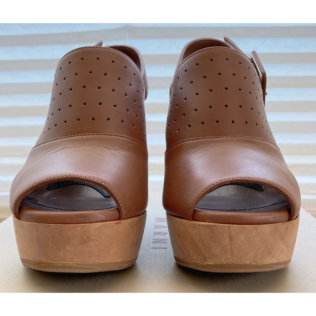 夏　MARNI マルニ　サンダル　パンプス　アツゾコ　厚底　23.5cm レディースの靴/シューズ(サンダル)の商品写真