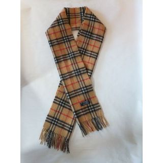 バーバリー(BURBERRY)の訳アリ品★BURBERRY★バ-バリ-・カシミヤマフラ-/ 英国製(マフラー)