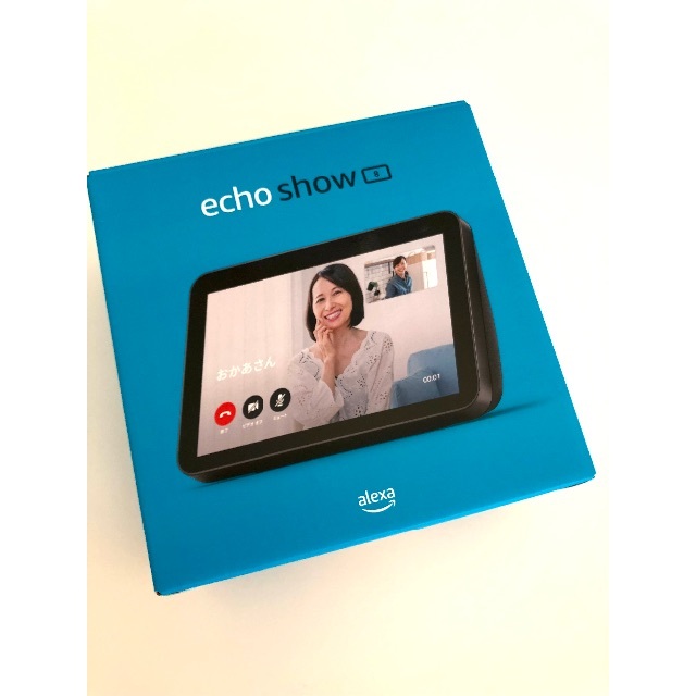 Echo show 8 第2世代　チャコール スマホ/家電/カメラのオーディオ機器(スピーカー)の商品写真