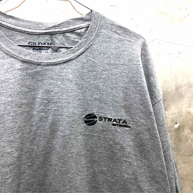 USASTRATA 企業物ロンティー長袖Tシャツ ビッグサイズ XL