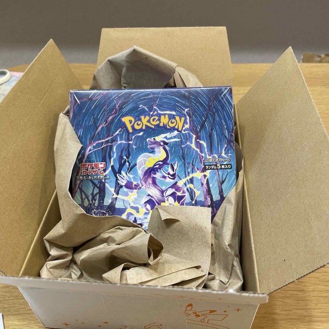 「シュリンク付き」ポケモンカード　バイオレット1BOX プロモカード付き