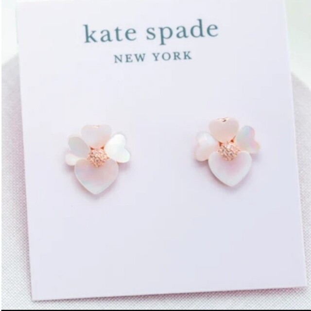 kate spade new york(ケイトスペードニューヨーク)の【新品】kate spade ケイトスペード ピアス プレシャス パンジー スタ レディースのアクセサリー(ピアス)の商品写真