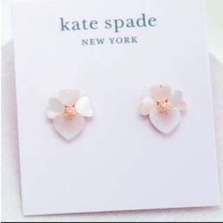 ケイトスペードニューヨーク(kate spade new york)の【新品】kate spade ケイトスペード ピアス プレシャス パンジー スタ(ピアス)