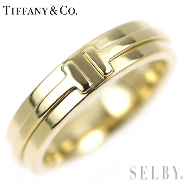 非売品 Tiffany & Co. - ティファニー K18YG リング T-TWO リング(指輪