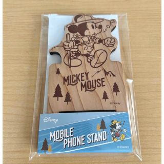 ディズニー(Disney)のミッキーマウス　スマホスタンド　非売品(キャラクターグッズ)