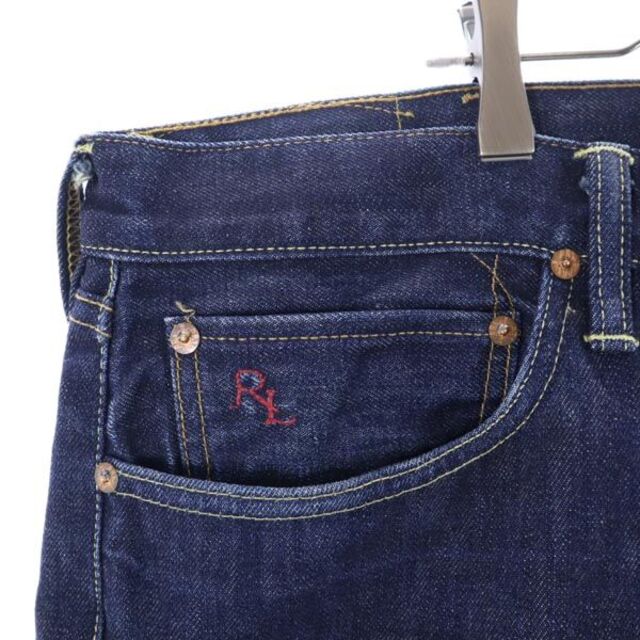 POLO RALPH LAUREN(ポロラルフローレン)のポロラルフローレン ストレート デニムパンツ w40 POLO RALPH LAUREN ジーパン ビッグサイズ メンズ 【中古】  【230120】 メンズのパンツ(ワークパンツ/カーゴパンツ)の商品写真