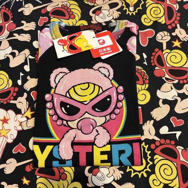 HYSTERIC MINI(ヒステリックミニ)のラグランロングTシャツ キッズ/ベビー/マタニティのキッズ服女の子用(90cm~)(Tシャツ/カットソー)の商品写真