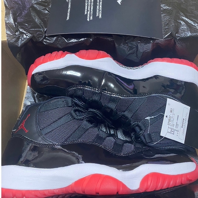 NIKE AIR JORDAN 11 BRED 28cm SNKRS購入