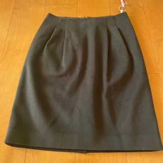 セリーヌ(celine)のセリーヌ　ごげ茶色wool スカート(ひざ丈スカート)