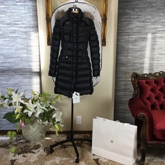 新品タグ付け☆ moncler Hermine サイズ0 ブラック 人気 定番
