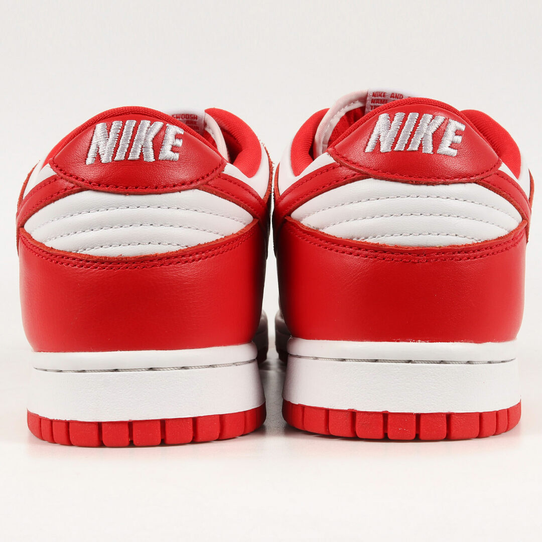 NIKE ナイキ スニーカー サイズ:26.5cm DUNK LOW SP セント・ジョーンズ大学 (CU1727-100) 2020年 ダンク ロー ホワイト ユニバーシティレッド 白赤 US8.5 シューズ 靴【メンズ】【美品】 2