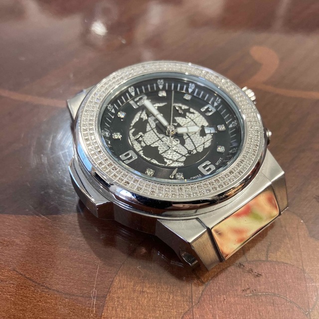 AVALANCHE(アヴァランチ)のジョーロデオ　ダイヤモンド　1.5ct  ワールドマップ　ウォッチ メンズの時計(腕時計(アナログ))の商品写真