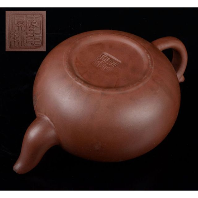 中国 南恵勝制 紫砂 朱泥 漢詩草文 急須 茶壷 C R5345 陶芸 中国 南恵勝制 紫砂 朱泥 漢詩草文 急須 茶壷 C R5345 陶芸