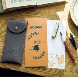 ムーミン(MOOMIN)のムーミン 万年筆、ペンケース、便箋セット＊リンネル3月号付録＊未開封 未使用(その他)