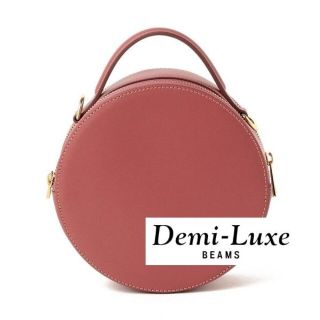 デミルクスビームス(Demi-Luxe BEAMS)の【Demi-Luxe BEAMS】サークルダブルZIPバッグ【ほぼ未使用】(ハンドバッグ)