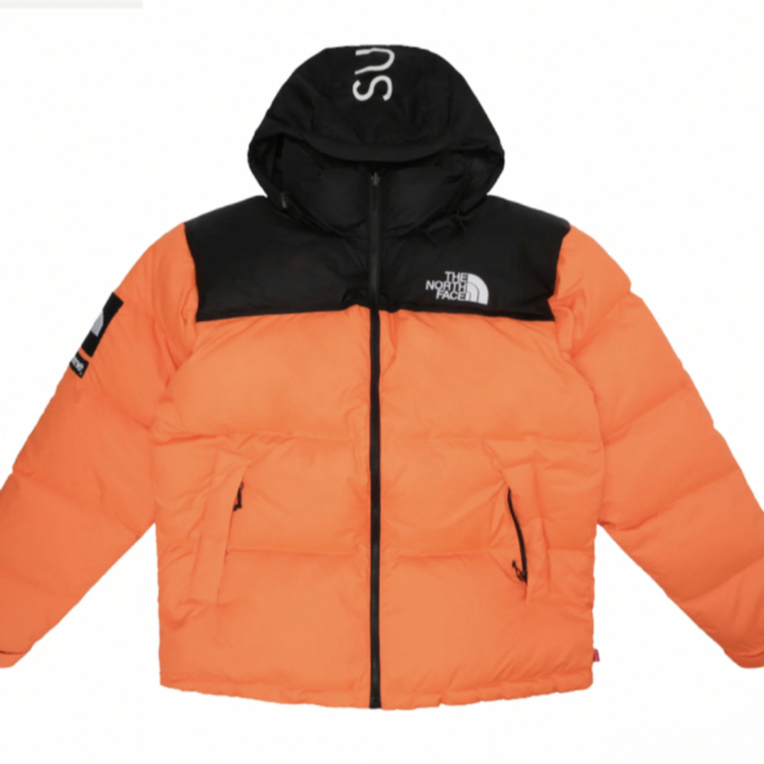 Supreme(シュプリーム)の新品hyper orange supreme nuptse north face メンズのジャケット/アウター(ダウンジャケット)の商品写真