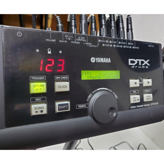 ヤマハ(ヤマハ)の美品★ヤマハ YAMAHA　DTX520K★イス付★送料無料 動作OK！ 楽器のドラム(電子ドラム)の商品写真