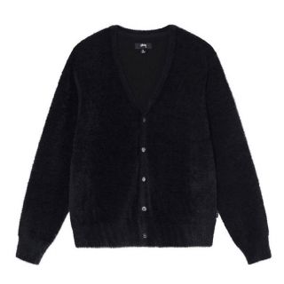 ステューシー(STUSSY)のSTUSSY Shaggy Cardigan Black(カーディガン)