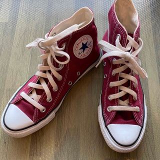 コンバース(CONVERSE)のコンバース　ハイカット　マルーン　24cm(スニーカー)