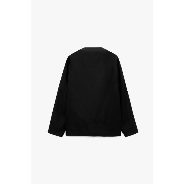 ☆ZARA ザラ コットン リネン ブレザー ジャケット/メンズ/S☆新品63cm外側