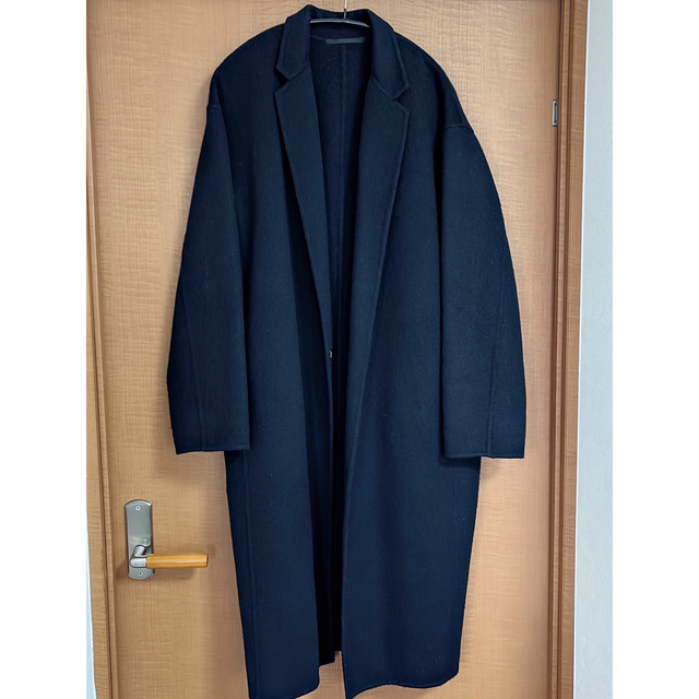 AP STUDIO(エーピーストゥディオ)のAP STUDIO ネイビーダブルフェイスコート レディースのジャケット/アウター(ロングコート)の商品写真