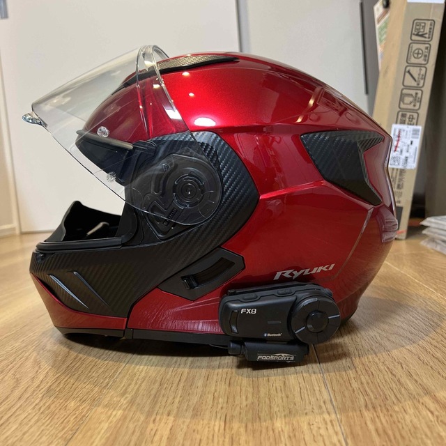 インカム付き！オージーケーカブト(OGK KABUTO） RYUKI（リュウキ）自動車/バイク