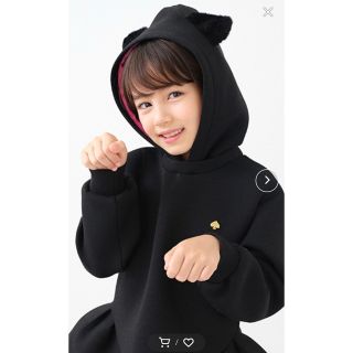 ケイトスペードニューヨーク(kate spade new york)の※値下げ中※ケイトスペードニューヨーク 110cm キャットダブルニットフーディ(その他)