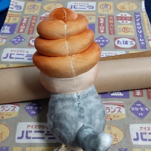mofusand 　モフサンド　パンにゃん　ぬいぐるみ　コロネ エンタメ/ホビーのおもちゃ/ぬいぐるみ(キャラクターグッズ)の商品写真
