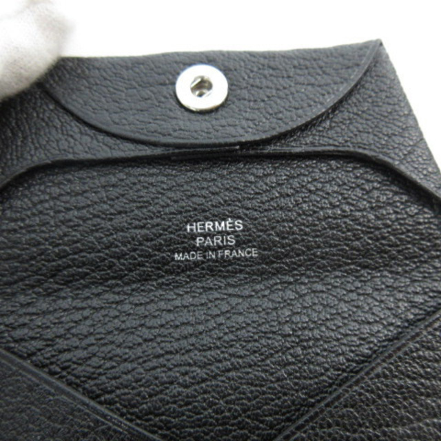 Hermes(エルメス)のエルメス バスティア 小銭入れ コインケース シェーブル ノワール C刻印  レディースのファッション小物(コインケース)の商品写真