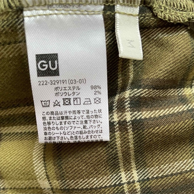 GU(ジーユー)のGU チェックタイトスカート　Mサイズ レディースのスカート(ロングスカート)の商品写真