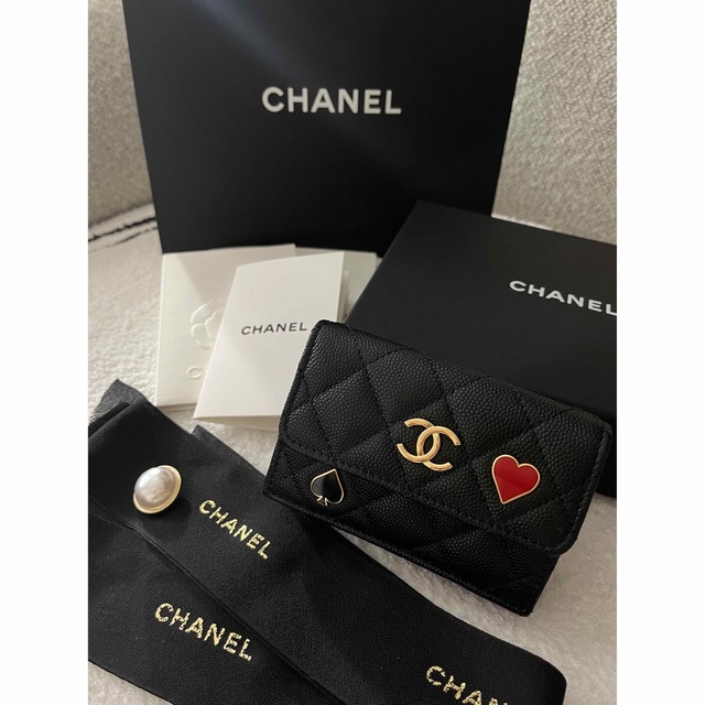 CHANEL シャネル　ミニ財布　ブラック　黒　ココマーク　ウォレット