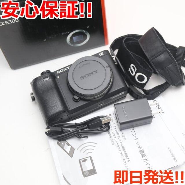 超美品 α6300 ILCE-6300 ボディ ブラック