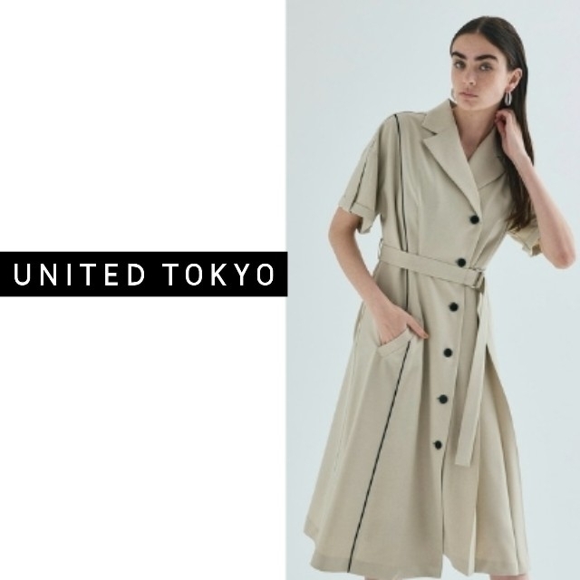 UNITED TOKYO - 【最終価格】【未使用】ユナイテッドトウキョウ オープンカラーシャツワンピースの通販 by ソイラテ｜ユナイテッド