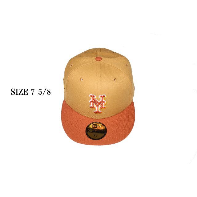 NEW ERA NY METS CAMEL/BROWN SIZE 7 5/8