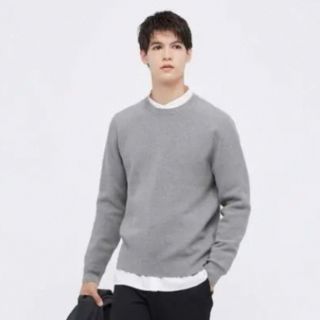 ユニクロ(UNIQLO)のユニクロ ウォッシャブルストレッチミラノリブクルーネックセーター(その他)