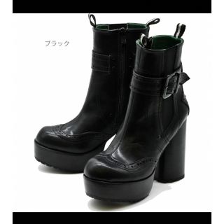 ヨースケ(YOSUKE)のヨースケ YOSUKE  サイドゴアブーツ 厚底チャンキーヒール  レディース (ブーツ)