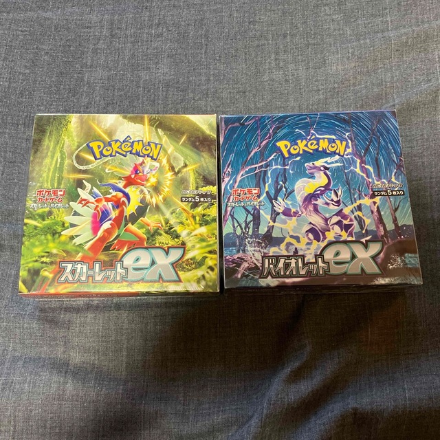ポケモンカード スカーレットex バイオレットex シュリンク付き 各1BOX-