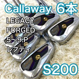 キャロウェイ(Callaway)のキャロウェイ レガシー フォージド アイアン レフティ 6本 左 クラブ(クラブ)