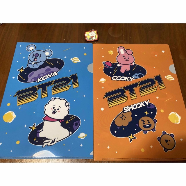 くら寿司限定 BT21 クリアファイル2枚 - アニメグッズ