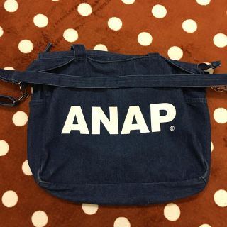 アナップ(ANAP)のアナップのショルダーバッグ♡デニム素材で激カワ(ショルダーバッグ)