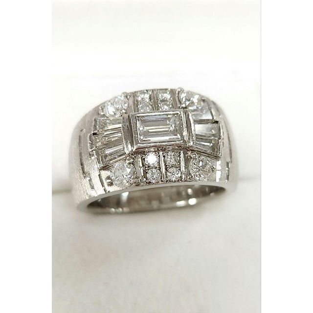 【ケース付き】 PT900 ダイヤモンド リング 15.3g Ⅾ.1.54ct レディースのアクセサリー(リング(指輪))の商品写真