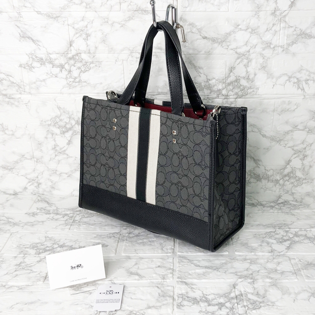 公式ショップ COACH トート ハンドバッグ ショルダーバッグ ジャガード